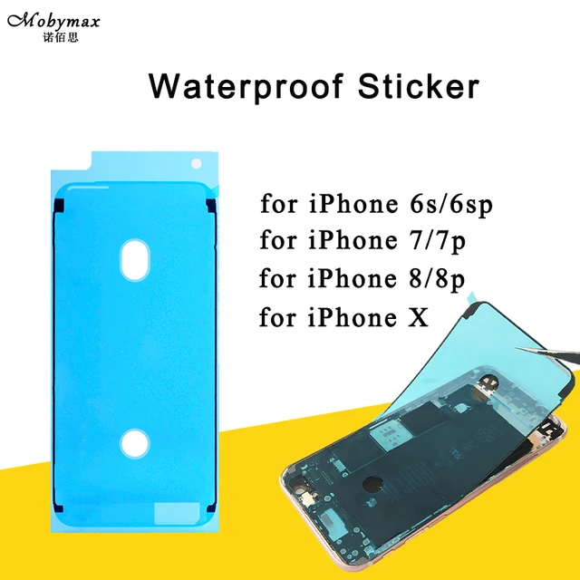 Waterproof Adhesive Sticker For iPhone X Front Housing 3M Pre Cut Glue