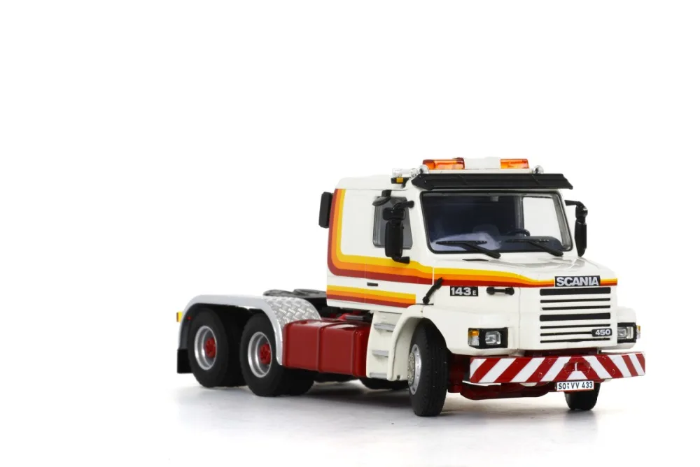

Exquisite Alloy Model WSI 1:50 Scania 3 torpedo Hecker 6x2 Truck Tractor Vehicles DieCast Toy Model Collection Decoration