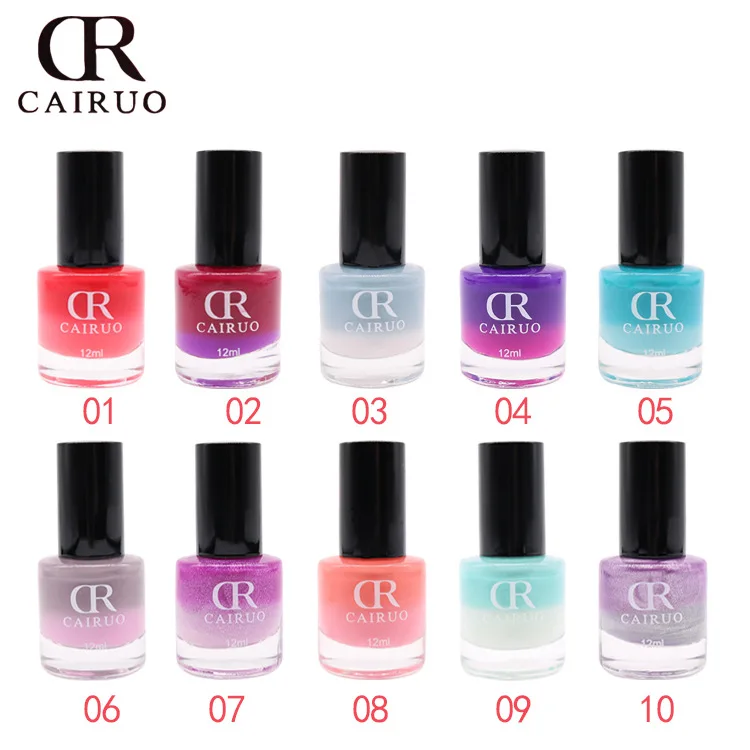 

26 Colors Nail Polish Color Temperature Control Health Nontoxic Nail Oil 12 ML Gel Varnish Soak Off UV Led Nail Art Laquer