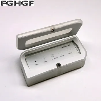 

FGHGF NV-X3 Microscope Calibration Ruler 0.01mm Scale Measuring Instrument Fitting Standard Ruler Cross Microscope Measurement