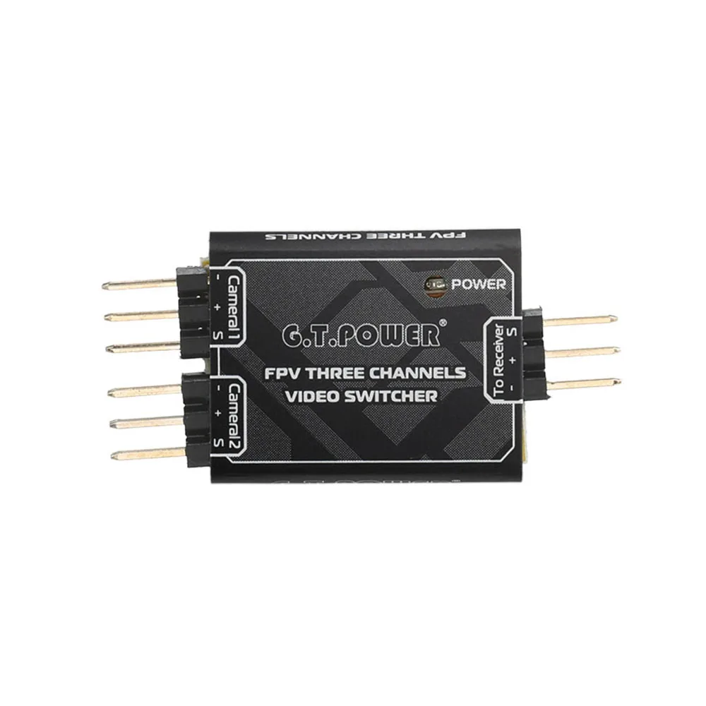 

G.T.POWER 3 Channel Video Switcher Module 3 way Video Switch Unit for FPV Camera