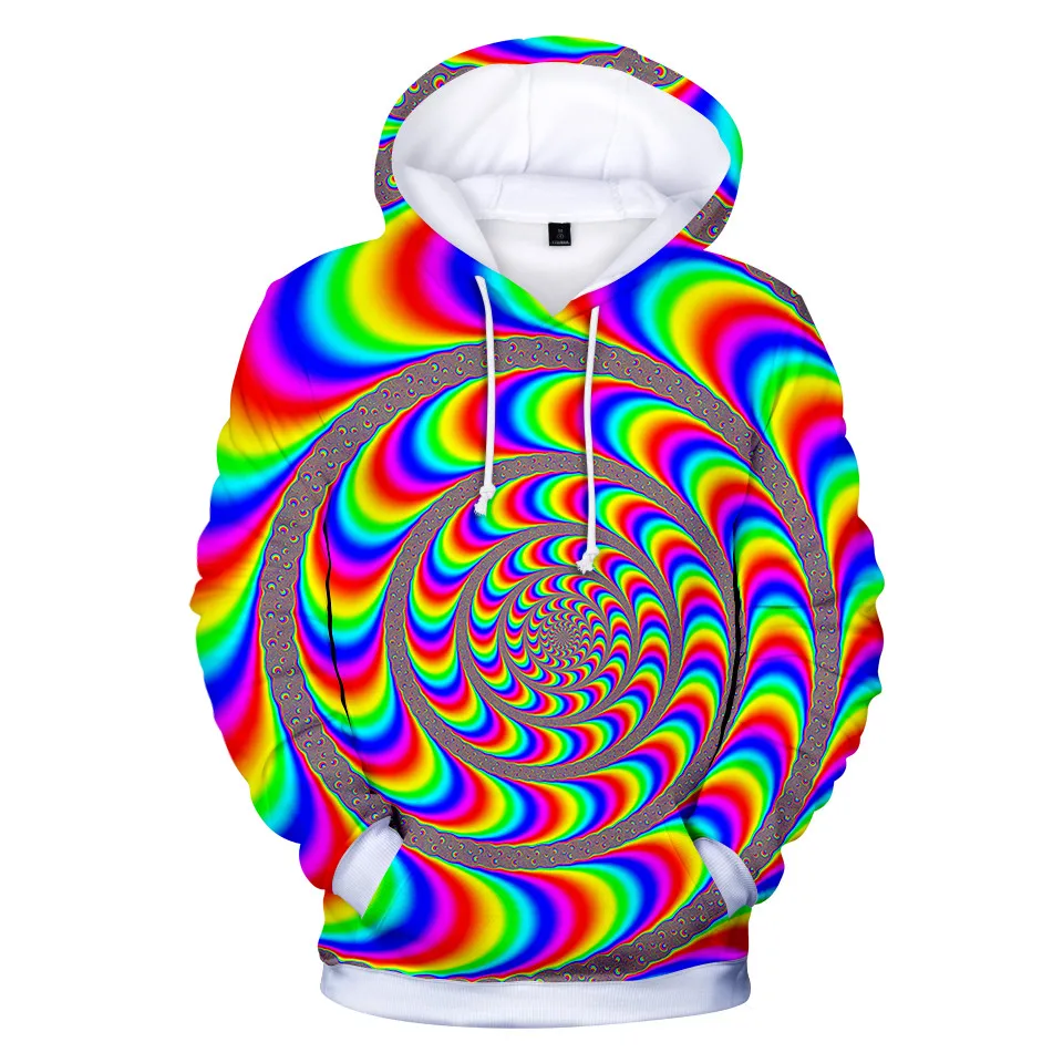  Tie Dye Flashbacks hoodies sweatshirt moletom feminino women men casual harajuku oversize hoodie tr