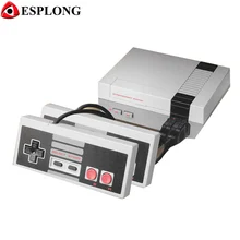 Мини ТВ Игры игровая Консоль консоли плеер с 500 Встроенные игры для NES 8 bit игры + double геймпады Поддержка PAL и NTSC