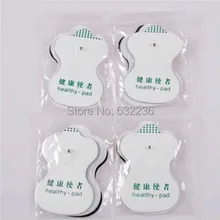 DHL 5000 шт./лот белый электрода колодки для иглоукалывания, массажер для похудения, Цифровая терапия машина Массажер