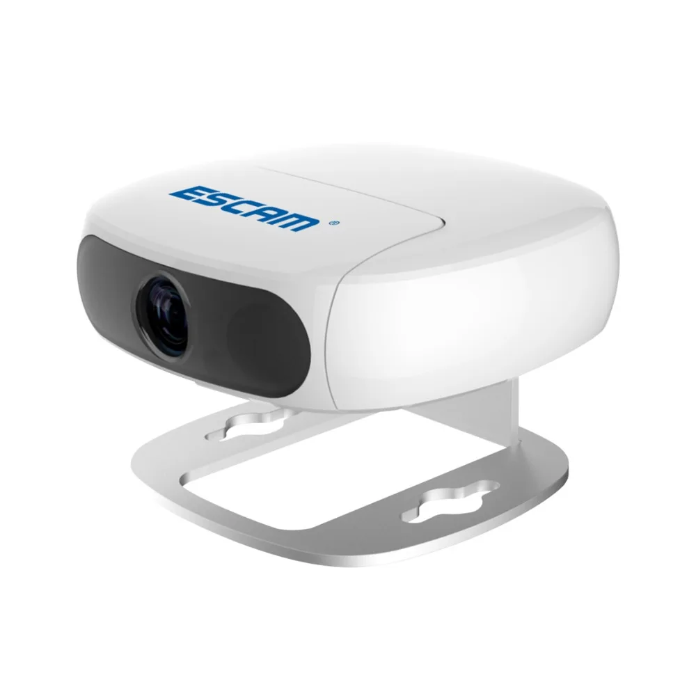 

ESCAM Shell QN01 HD 1080P MINI IP Camera 2.0MP P2P IR Cut Night Vision CCTV IP Cam With32G SD Card Color White,access point