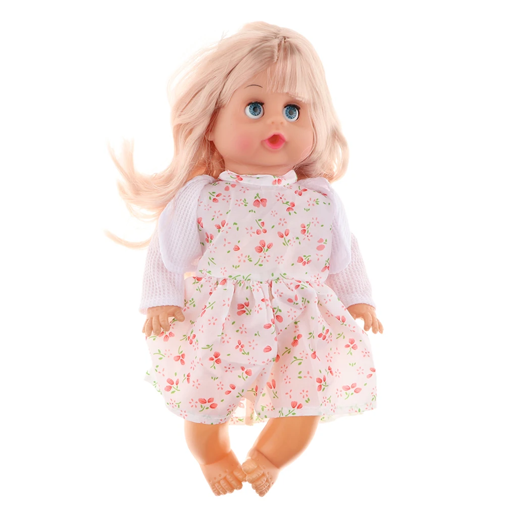 1/12 Talking Baby Doll 30cm 12inch Simulation Washable Newborn Infant Doll Newborn Baby Doll Can Drink Water Kids Bath Toys