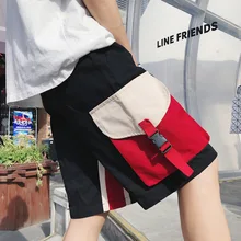 Men Summer Hip Hop Shorts Streetwear Mens Safari Style Vintage Joggers Shorts Male Big Pockets Shorts