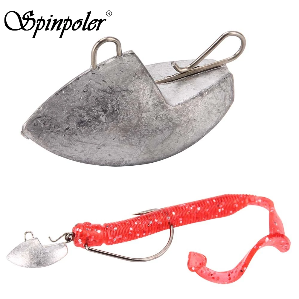 

Spinpoler Weights 2g/3g/5g/7g/10g/14g/18g/21g/28g New Fishing Lead Sinkers Jig Head Lead Sinker Casting Sinkers Fishing Tools