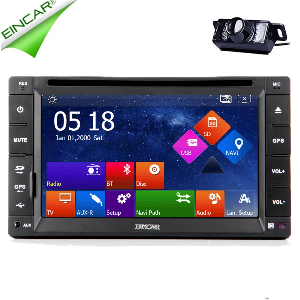 Автомобильный dvd плеер In dash 2DIN 6 2 дюймовый GPS Стерео Авторадио емкостный сенсорный