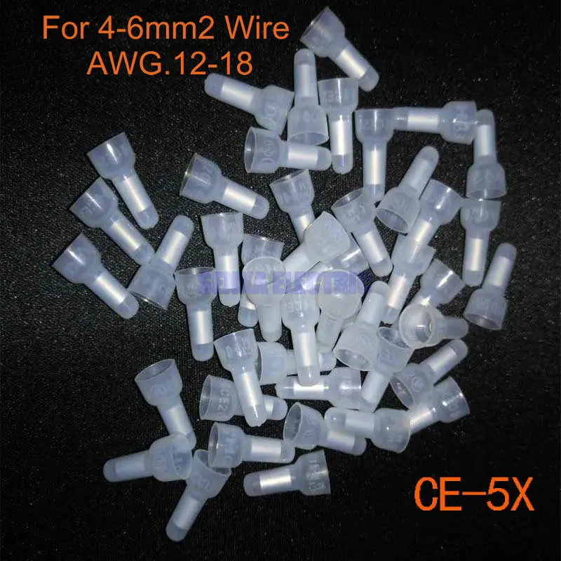 1000pcs High Temerature Electrical Close End Cable Connector Terminals AWG 12-18 Wire Nylon Crimp Caps | Обустройство дома