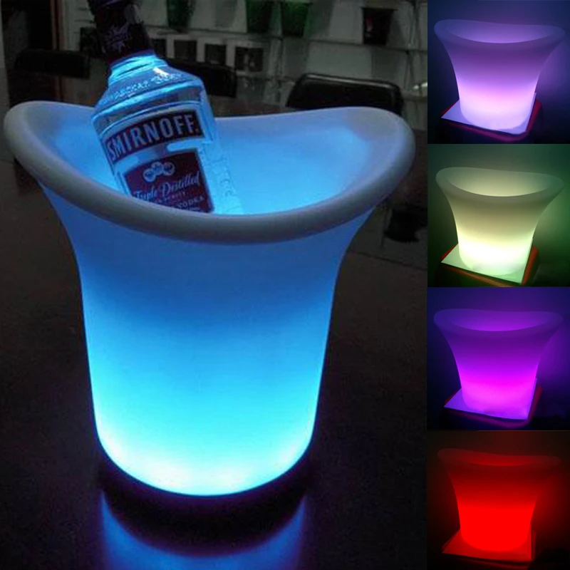 Online Buy Wholesale led ice bucket party cooler from China led ice