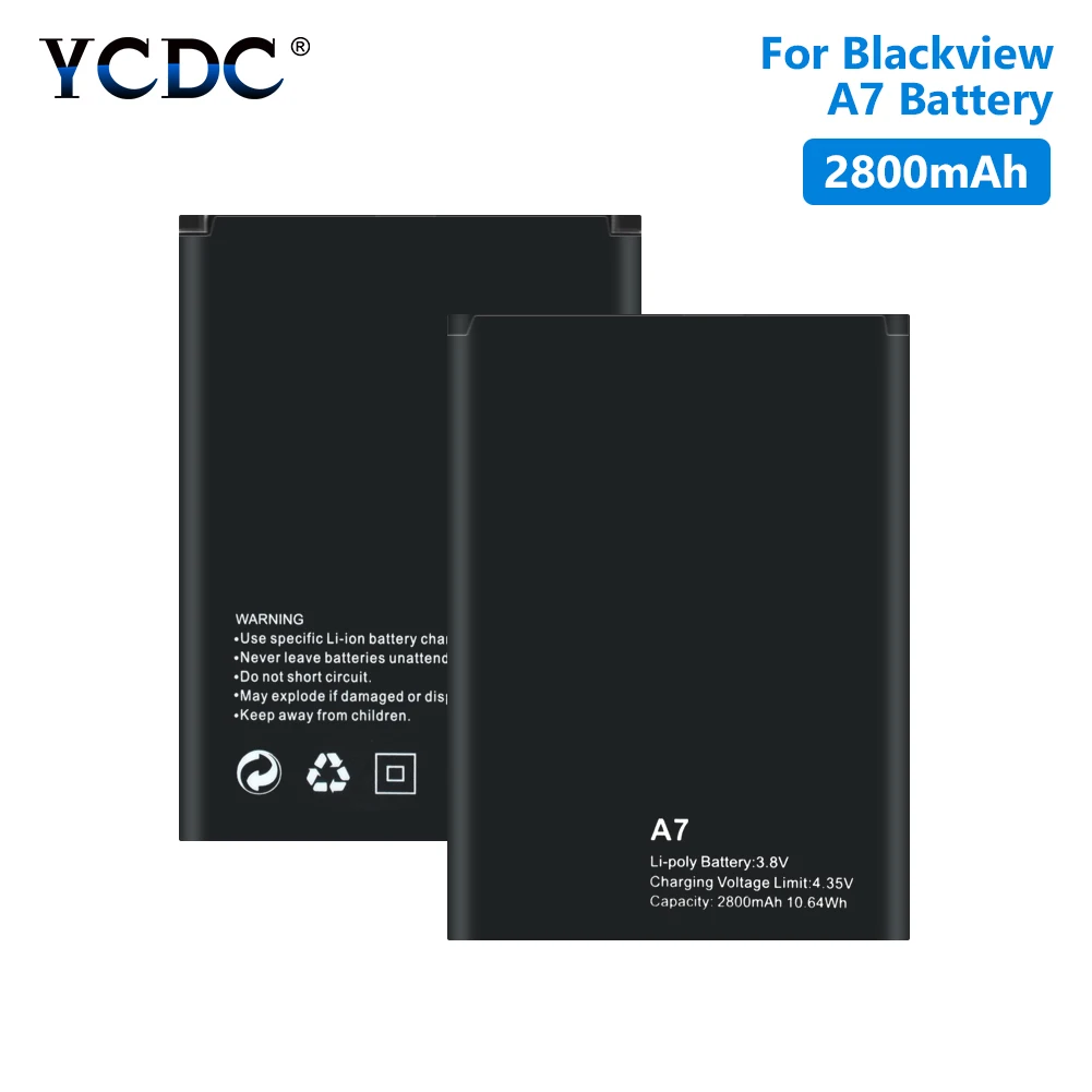 Оригинальный литиевый аккумулятор 2800 мАч для Blackview A7 запасные батареи мобильного