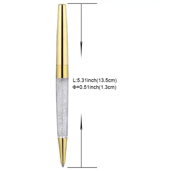 

Shining gold pen ballpoint pen, student supplies, office pen (12 packs) (gold)