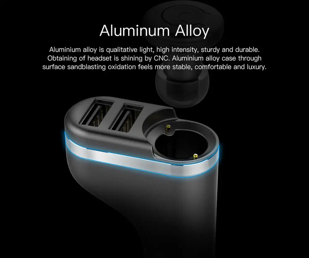 OVEVO Q15 Car Charger with Bluetooth  (10)