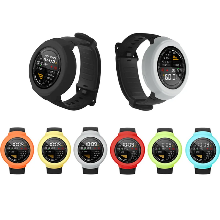 Защитный чехол с полным покрытием для Xiaomi Huami Amazfit Verge 3 Смарт-часы мягкий
