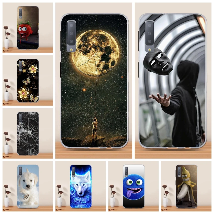 

For Samsung Galaxy A7 2018 Case Silicone Back Cover for Samsung A7 2018 Case Funda for Samsung Galaxy A7 2018 A750F Phone Case