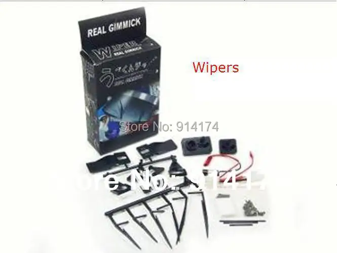 Goedkoop YUKALA 1 10 RC auto accessoires rc onderdelen elektrische ruitenwissers met motor voor 1 10 RC auto