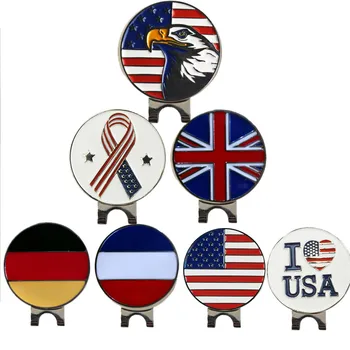 

Golf Markers with Golf Hat Clips Sports Alloy Magnetic Ball Hat Caps Belt Outdoor Golf Accessories Training Aids Drop Shipping