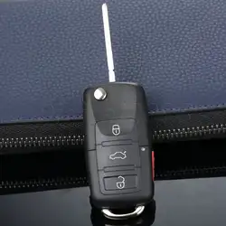 Yetaha дистанционного флип Оболочки Fob 3 кнопки Repalcement ключ Кофр складной для VW Beetle Jetta Passat Golf Кролик MK4 MK5 r32 Gti CC
