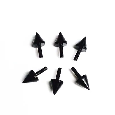 6 x Universal Black WindScreen Windshield Bolts Screws For Honda Kawasaki Suzuki Yamaha Motorcycle Dirt Bike | Автомобили и