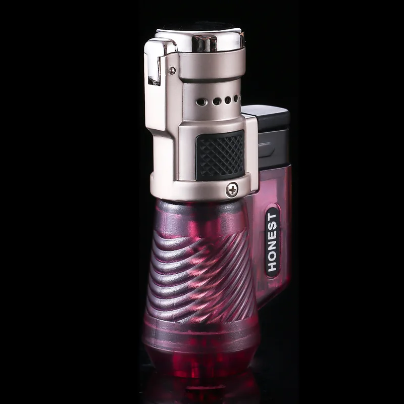 5pcs/lot Windproof Refillable lighter Triple Butane Jet Flame Torch