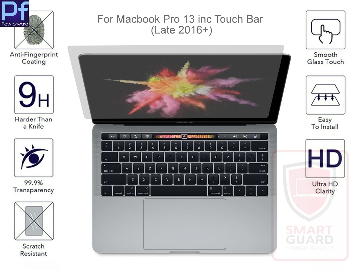 Закаленное стекло для MacBook Air 11,6 12 13 13,3 15,4 дюймов протектор для MacBook retina Pro 11 12 13 15 Защитная пленка для экрана - Цвет: model A1706 A1708