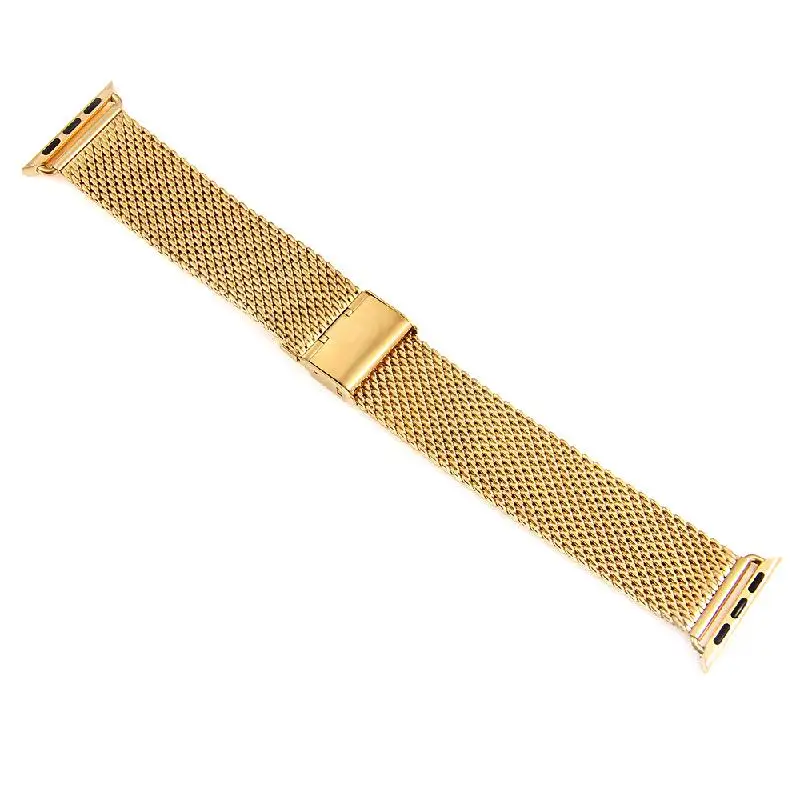 

Silver Mesh Stainless Steel Watch Band Bracelet Strap for 38mm/42mm iWatch