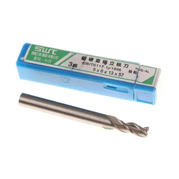 

Extended Milling Router Bit Cutters End Mill Cutter CNC Bit Extra Long 6mm 3 Flute HSS & Aluminium End Mill Cutter