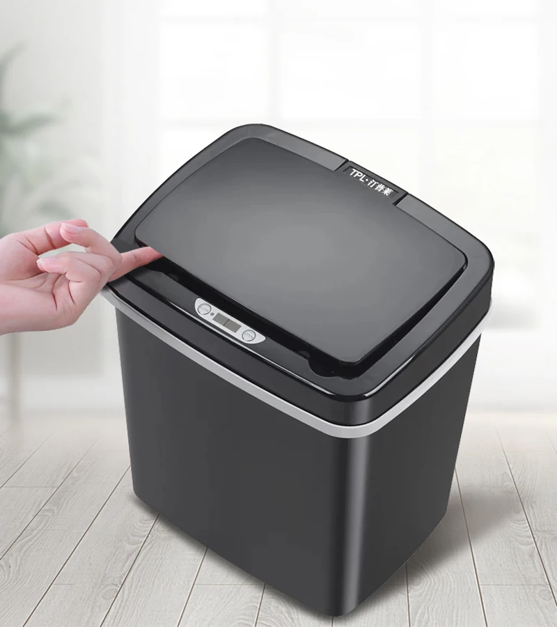 Портативный Прямоугольный мусорный бак Amazon 12л автоматический сенсорный с