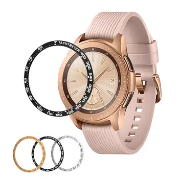 

42MM/46MM Anti Scratch Metal Bezel Ring Adhesive Cover Replacement for Samsung Galaxy Smart Watch Accessories