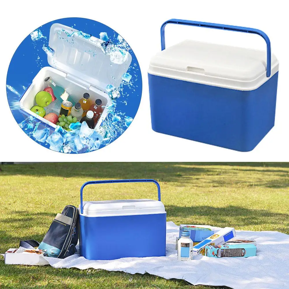 Portable 13L Outdoor Incubator Refrigeration Dual-use Box Food Storage Car Cold Fishing Box Cooler For Picnics Fishing Transport