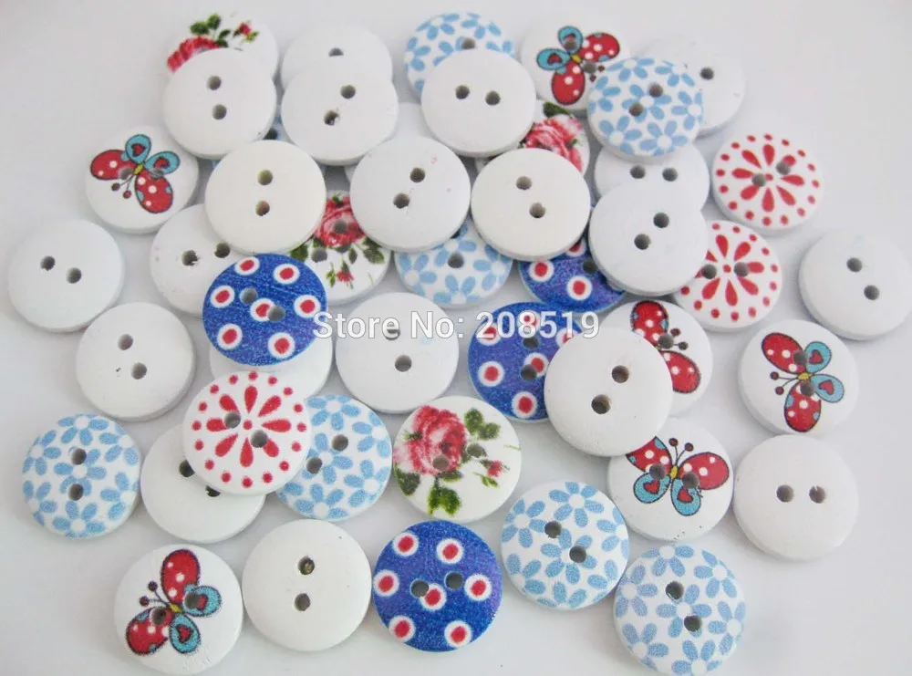Buy WBNSLK Novelty buttons for baby 120pcs/lot 15mm