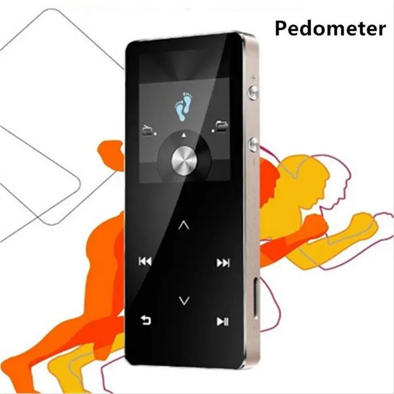 Bluetooth HIFI MP3 Player 8GB Touch Key MP3 Multi language Pedometer