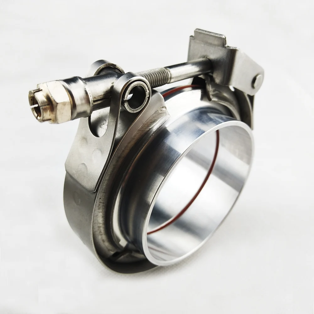 Buy 3.0 Quick release Vband clamp with aluminum Alloy flange O ring