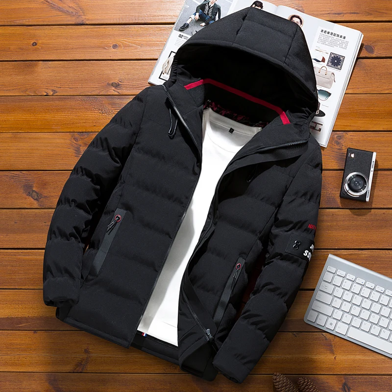 

Cheap wholesale 2019 new autumn winter selling men's fashion casual warm jacket female bisic coats MP606