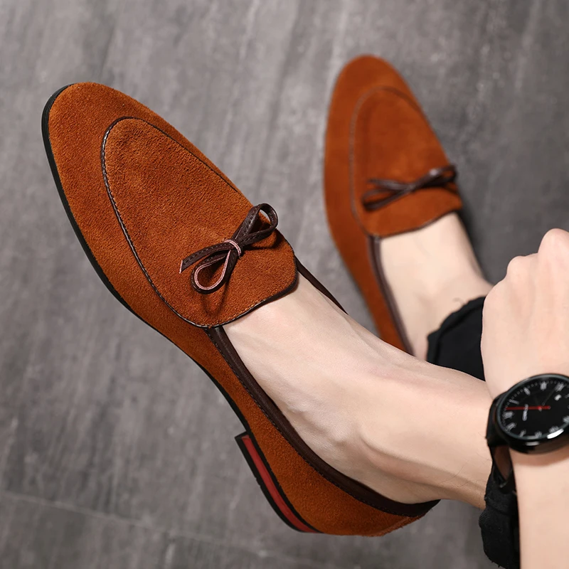 Классические кожаные туфли в джентльменском стиле; модные дизайнерские замшевые повседневные кожаные туфли с острым носком в итальянском стиле; большие размеры 37-48