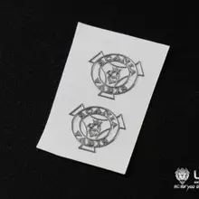 LESU наклейка на зеркало заднего вида 1/14 Tmy DIY RC трактор Sca грузовик K019-12 TH04833