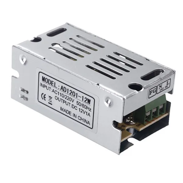

ALLISHOP Hot 12V 1A 12W LED Light Switching power supply Driver For LED Light Strip Power Supply Display Factory Supplie