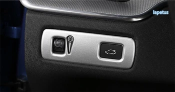 

Lapetus Head Lights Lamp Switch Button Decoration Frame Cover Trim 2 Color Fit For Volvo V90 Cross Country 2017 2018 2019 / ABS