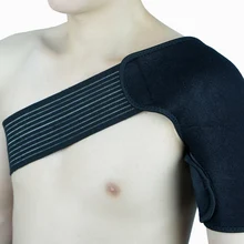 Men Women Single Shoulder Support Wrap Adjustable Breathable Brace Sleeve Pad Sportswear Accessories