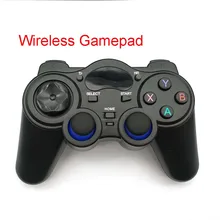 Controle wireless de joypad, gamepad com micro usb e adaptador conversor otg para android, tablets, pc, caixa de tv, 2.4ghz