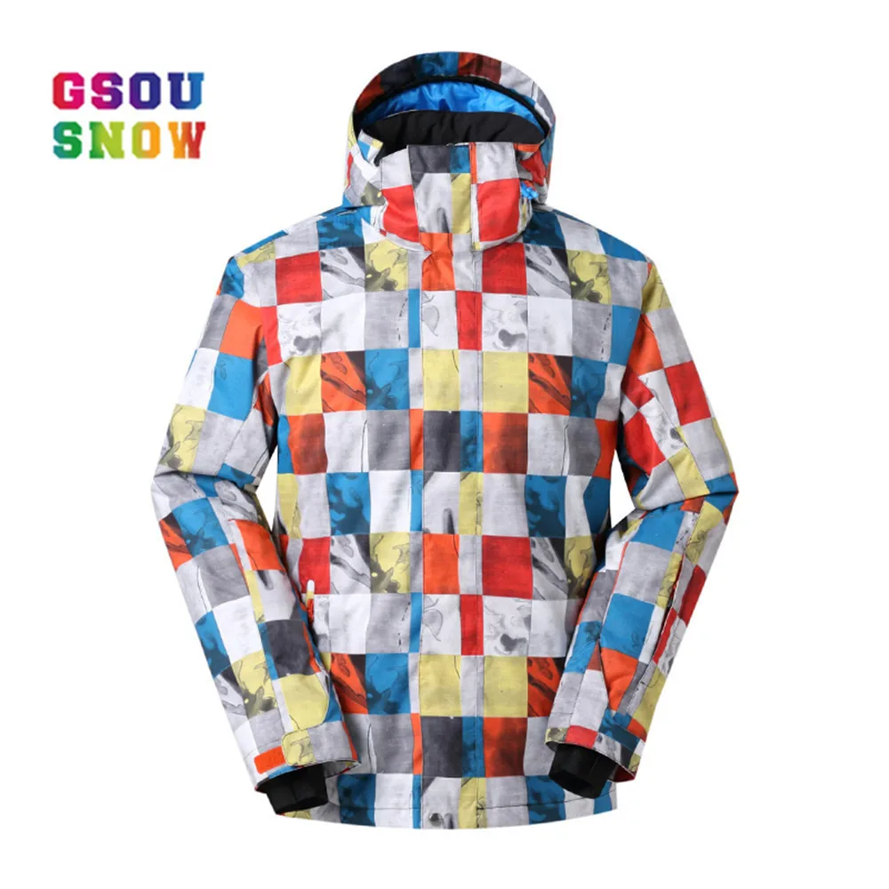GSOU الثلوج العلامة التجارية الرجال سترات للتزلج يندبروف ماء الجليد سترة الرجال في الهواء الطلق الشتاء تنفس الرياضية عالية الجودة GSOU الثلوج العلامة التجارية الرجال سترات للتزلج يندبروف ماء الجليد سترة الرجال في الهواء الطلق الشتاء تنفس الرياضية عالية الجودة