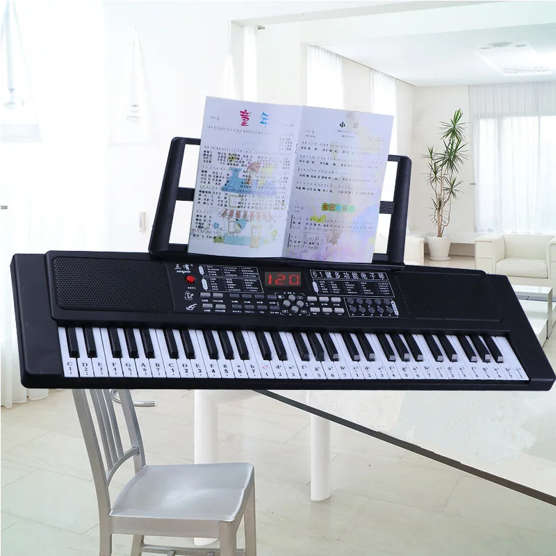 61 Ключ детский музыкальный электронный орган детский сад Пианино музыкальный инструмент раннее образование игрушки и подарки
