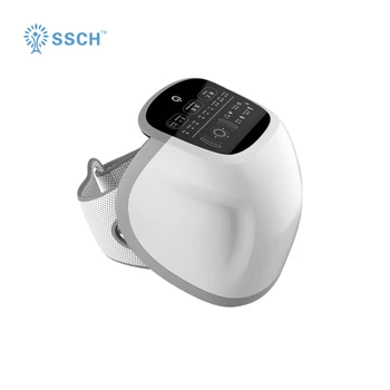

Pain relief laser acupuncture device with LED light heating and airbag massage