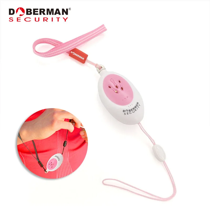 

Doberman Security Personal Emergency Alarm Personal Security Pull Ring Triggered Anti attack Safety Alarm Loud Sound Alarm