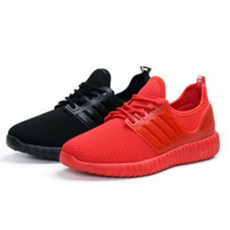 

FEERIJT 2018 Spring/Autumn fashion sneakers shoes women casual Lace-Up couple shoes breathable jogging shoes size 35-44