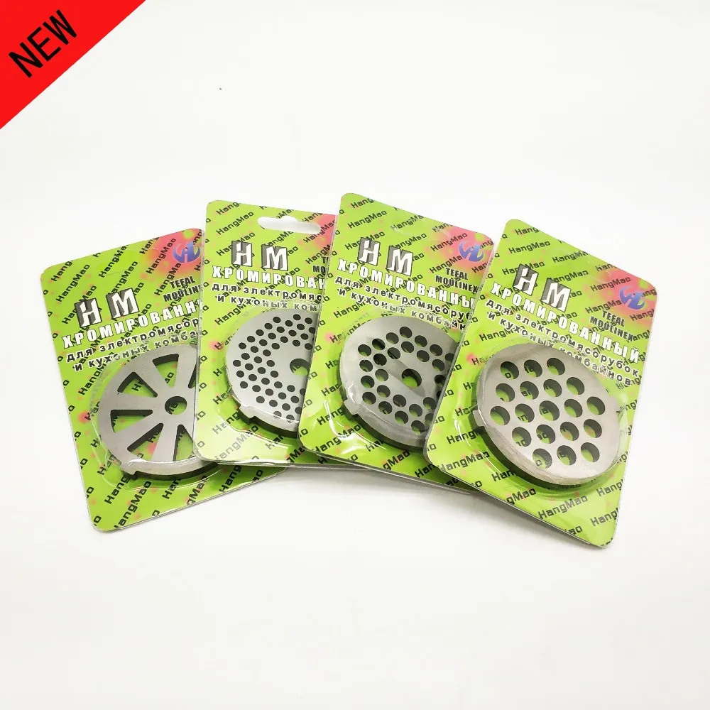 

HM-746Meat Grinder Plate Net Knife Meat Grinder Parts stainless Steel Meat Hole Plate fit kenwood,zlemer,bosch