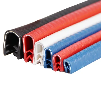 

RED BLUE steel boned thin plate sides protector SEAL STRIP U SHAPE 6x8 10x7 13x8 15x8 17x10mm thickness 0.5-6mm plate clip edge