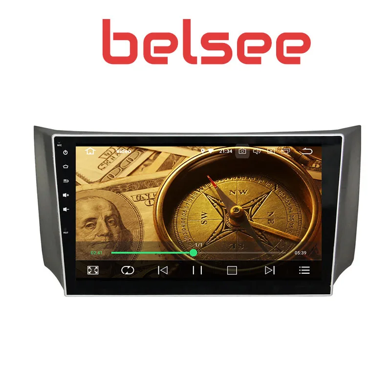 Belsee 10," ips экран стерео для Nissan Sylphy B17 Sentra 2012- Android 8,0 автомобильный Радио gps навигация Bluetooth Авторадио