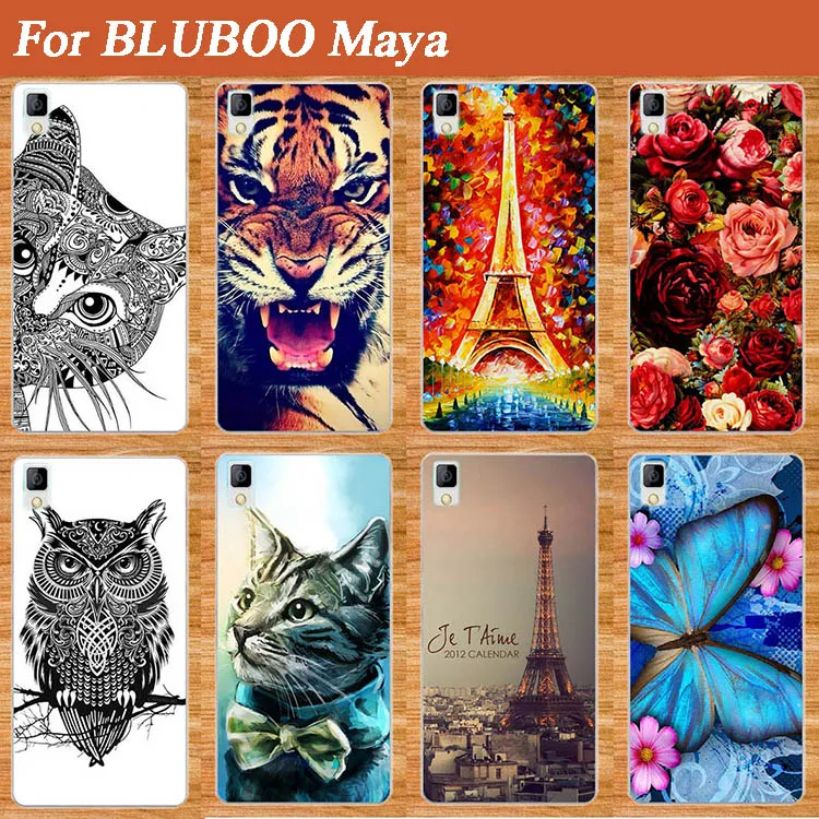 

Cartoon Pattern Back Phone Case For BLUBOO Maya Fashion 3D DIY Printing SOFT TPU Phone Cover FOR BLUBOO Maya